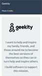 Mobile Screenshot of geekity.com